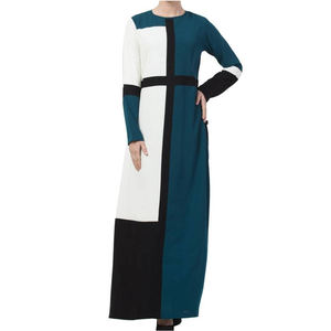 Abaya traditionnelle pour femmes musulmanes, couleur unie, décontractée, respirante, séchage rapide, haute qualité, élégante, longueur au sol, taille personnalisée - Product Image 2