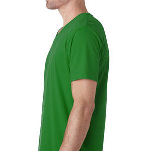 Prix de gros T-shirt uni doux 100% coton sur mesure T-shirts à col en V pour hommes à prix raisonnable - Product Image 2