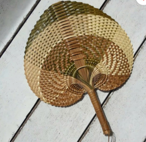 Ventilador de mano de bambú ligero y práctico, ventilador de mano de bambú para picnics al aire libre, ventilador de mano de bambú hecho a mano de alta calidad - Product Image 2