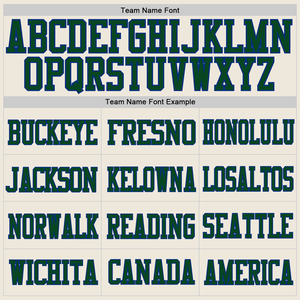 Maillot de football personnalisé blanc, bleu et vert, avec nom et numéro personnalisés, en maille respirante, col en V, manches courtes, uniforme d'équipe - Product Image 2