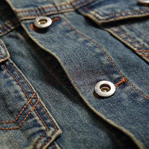 Vestes en jean respirantes de haute qualité pour hommes taille personnalisée col à capuche tissu d'hiver fabriqué au Pakistan - Product Image 4