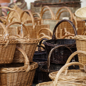 Bolsos de Jacinto de Agua Florales - Hechos a Mano en Vietnam, Cierre Abierto, Estilo Vintage Ecológico, Decoración Floral, Capacidad 3L+ - Product Image 5