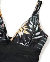 Nouveau Maillot de bain uni imprimé pour femmes Maillot de bain grande taille à manches courtes Maillots de bain et vêtements de plage