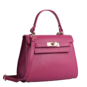 Borsa a mano strutturata in vera pelle Dollaro Art. 26054 Artigianale, Prodotto in Italia - Product Image 1