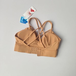 สปอร์ตบราของผู้หญิงสปอร์ตบราไนลอนผ้าสแปนเด็กซ์ออกแบบได้ตามที่ต้องการ - Product Image 1