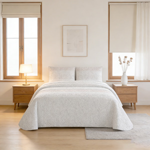 Copriletto Estivo Bouti Stampato Moderno Lavabile 100% Poliestere per Uso Domestico - Product Image 1