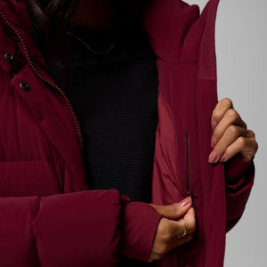 Chaqueta Larga Acolchada de Plumón para Mujer, Informal, de Alta Calidad, con Cierre Completo de Cremallera y Botones, Chaqueta Larga de Invierno - Product Image 6