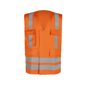 <span class=keywords><strong>Chaleco</strong></span> de Trabajo Reflectante de <span class=keywords><strong>Alta</strong></span> <span class=keywords><strong>Visibilidad</strong></span>, Antiestático y Resistente a las Llamas, de Modacrílico, para la Industria de la Energía, la Construcción y las Utilidades - Product Image 3