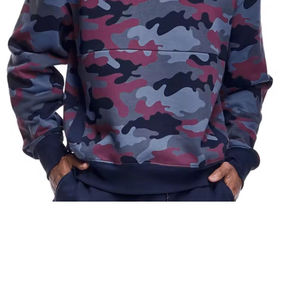Sudadera Unisex con Estampado Gráfico de Camuflaje, Cuello Redondo, Manga Larga, Estilo Holgado, para Otoño - Product Image 3