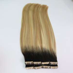 Vente en Gros de Qualité Supérieure Bande de Cheveux Humains Vietnamiens Extensions de Cheveux Soyeux Droite Mix Piano - Product Image 2