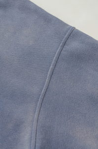 Style vintage personnalisé lavé à l'acide manches longues surdimensionné zippé hommes sweats à capuche veste à capuche pour hommes - Product Image 6