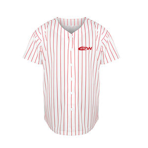 Maillot de baseball boutonné à manches courtes personnalisé pour hommes haut athlétique en maille respirante uniforme d'équipe vêtements de sport d'entraînement - Product Image 1