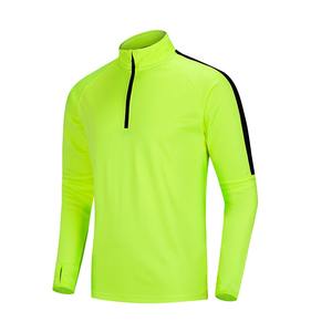 Jersey de lana con media cremallera para hombre de alta calidad, interior cálido, mezcla de algodón, ropa gruesa de invierno, OEM, ODM, logotipo bordado, fábrica al por mayor - Product Image 3