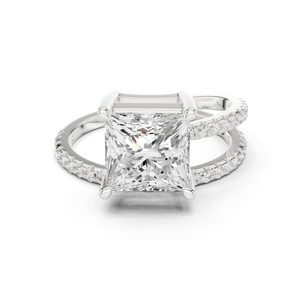 แหวนครบรอบ14K ดีไซน์หรูหราสำหรับคู่รัก - Product Image 3