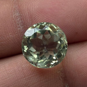 Directo del fabricante, piedra preciosa suelta de amatista verde pulida redonda facetada DE LA India Natural para la fabricación de joyas - Product Image 3