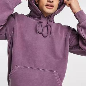 Chándal personalizado para hombre al por mayor, última moda, ropa informal, chándal de color sólido desteñido al sol lavado con ácido para hombre con servicio OEM - Product Image 5