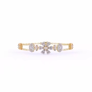 IGI Certificado de alta calidad Moissanite Tennis 14K pulsera tenis pulseras diamante para ella - Product Image 6