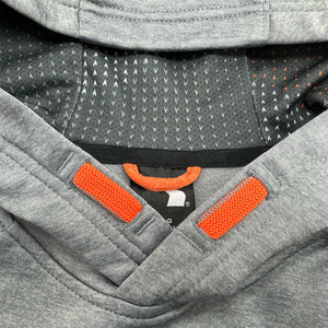 เสื้อสเวตเตอร์ผ้าฝ้าย100% มีซิปเต็มตัวของผู้ชาย, เสื้อกันหนาวมีฮู้ดเก็บอุณหภูมิน้ำหนักมากปรับแต่งได้-สำหรับฤดูหนาว - Product Image 3