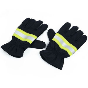 Gants de travail en cuir haute résistance avec logo personnalisable pour pompier et construction Service OEM Meilleur prix pour la protection du soudage - Product Image 2