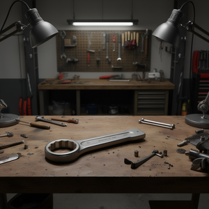 Llave Stahlwille con anillo de impacto y boca abierta - Product Image 3