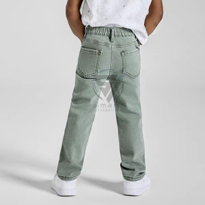 High Quality Men's Business <b>Jeans</b> Custom Thick Spring Style Formal Mid Waist Medium Wash Midweight Breathable Zipper Fly - Product Image 3