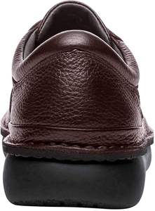 Chaussures Oxford en cuir véritable de haute qualité pour hommes Fermeture de laçage carrée confortable Design à la mode Options de logo personnalisé Chaussures habillées - Product Image 4