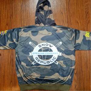 Oversized Custom Heavyweight Jersey Hoodies | Invierno Streetwear Pullover Digital Logo Print para marcas de moda Private Label - Product Image 6