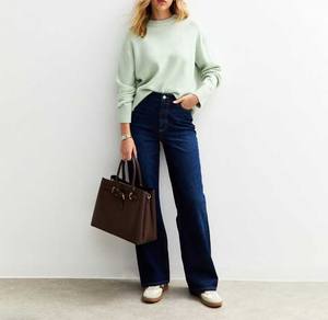 Coupe ample femmes pull sweat mode couleur unie femmes sweat femmes à manches longues sweat à col rond - Product Image 3