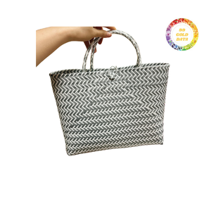 Natural Seagrass Woven <b>Tote</b> <b>Bag</b> Artisanal Inspired Handbag for Shopping Travel and Fashion Conscious Individuals - Product Image 1