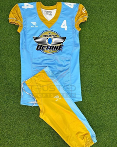 Uniforme de football américain pour adultes de haute qualité, léger, respirant, court, à séchage rapide, confortable, vêtements de sport, service OEM - Product Image 3