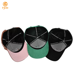 หมวกเบสบอล5แผงแบบโปรไฟล์สูงสำหรับผู้ชายและผู้หญิงหมวกปักลาย3D 2D ดีไซน์แบบสแนปแบ็กโพลีเอสเตอร์/ ผ้าฝ้าย - Product Image 6