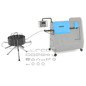 Dobladora automática de barras de refuerzo de acero inoxidable CNC, máquina dobladora de estribos con Motor de componentes centrales y PLC - Product Image 3
