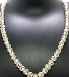 Cuentas de Diamante Moissanita Blanco de 7 a 9 mm, 13 Pulgadas, Calidad AAA, Corte Redondo Excelente, Collar y Pulsera de Diamantes - Product Image 1