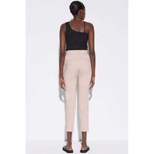 Pantalons en tissu taille haute - Product Image 4