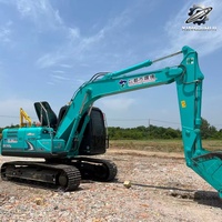 Excavatrice sur chenilles Kobelco SK140LC de 14 tonnes, excavatrice hydraulique moyenne, moteur Isuzu 4JJ1, excavatrice de construction japonaise d'occasion