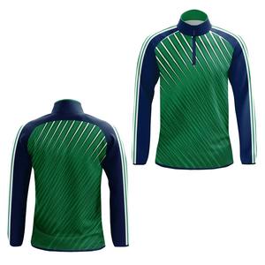Chaqueta Gaa lisa de poliéster 100% personalizada de alta calidad, chaqueta de invierno con logotipo personalizado Gaa 1/4, chaqueta con cremallera superior - Product Image 6