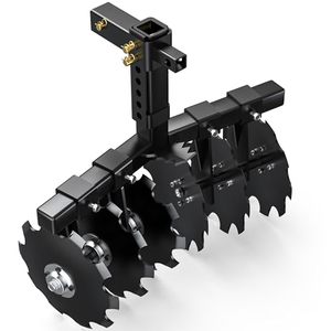 Universal 2 Inch Receiver Mount Disc Harrow Cultivator <b>ATV</b> <b>UTV</b> Farm Tillage Implement - Product Image 1