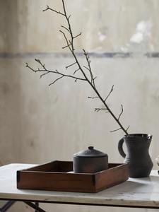 Plateau en bois d'acacia antique, grand - Product Image 4