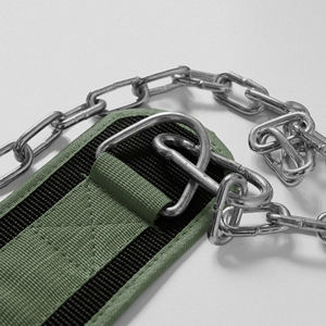Ceinture de musculation en néoprène de qualité supérieure avec chaîne, ceinture lestée pour tractions, soutien dorsal pour l'entraînement, ceinture de musculation pour la salle de sport - Product Image 3