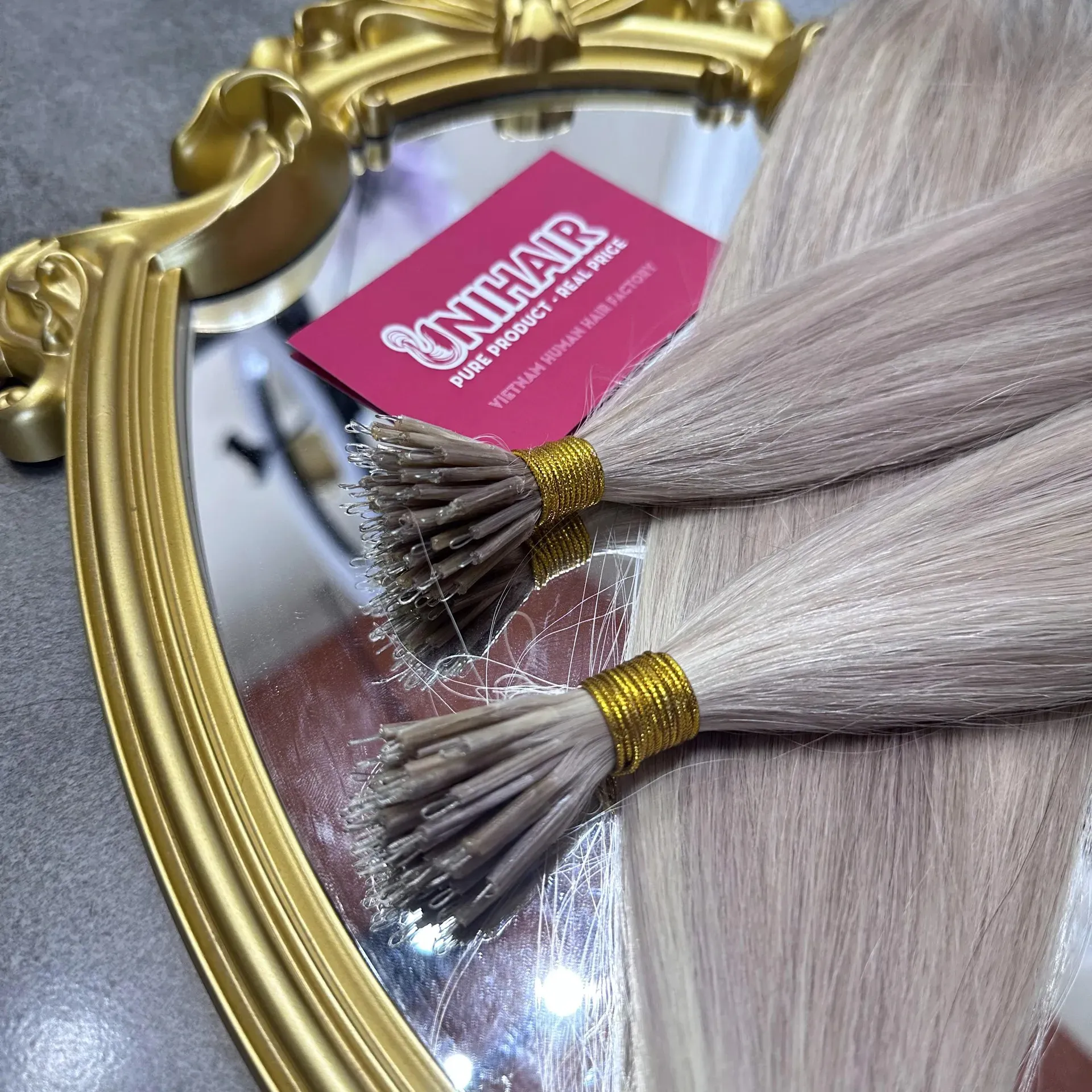 Nano Ring Hair Extensions With New Color Best Selling Factory 100% Vietnam Human Hair