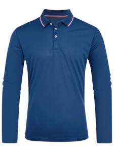 2025 hombres primavera y otoño Casual transpirable cómodo Polo moda hombres negocios manga larga Camiseta - Product Image 4