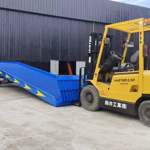 En iyi konjo-re 10 ton taşınabilir yükleme haznesi rampa kaymaz örgü zemin elektrikli hidrolik pompa ile ayarlanabilir garanti 1 yıl - Product Image 1