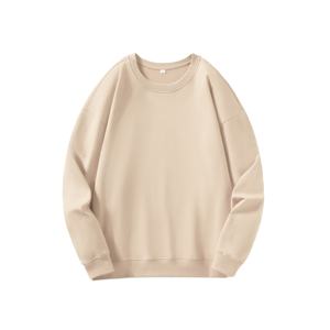 Sweat-shirt de service OEM logo personnalisé broderie coton blanc unisexe surdimensionné col rond ras-du-cou hommes sweats à capuche expédition DDP - Product Image 1