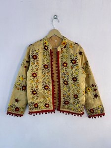 Indian <b>Jacket</b> <b>Women</b> coat Bohemian Traditional <b>Women</b> <b>Jacket</b> Embroidered <b>Jacket</b> - Product Image 3