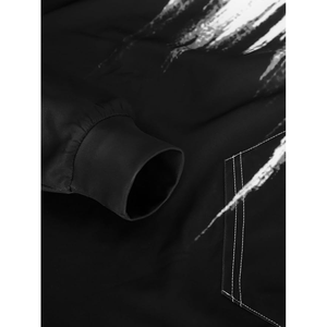 Ropa de calle informal para hombre, Sudadera con capucha de gran tamaño con estampado de personajes de dibujos animados, poliéster térmico/algodón teñido liso - Product Image 4