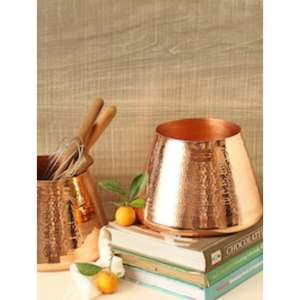 Jarrón de Metal Rústico Antiguo para Decoración del Hogar Clásica y Arreglos Florales Decorativos con Estilo Vintage Artesanal - Product Image 3