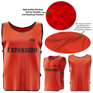 เสื้อตาข่ายผ้า100% สำหรับฝึกซ้อมฟุตบอลยืดได้พิมพ์โลโก้ได้ตามต้องการ - Product Image 2