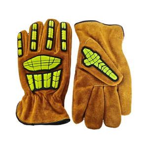 Ventas calientes Guantes DE SEGURIDAD TPR resistentes con protección para nudillos Guantes de impacto anticorte para mecánicos - Product Image 3