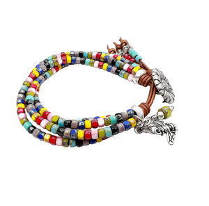 สร้อยข้อมือ Boho โบราณงานฝีมือใหม่สร้อยข้อมือลูกปัดทอของผู้หญิงเครื่องประดับขายส่ง - Product Image 3