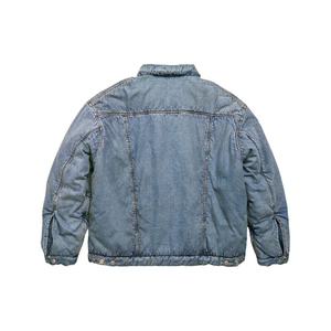 High Quality 100% Cotton Stretch Short <b>Denim</b> <b>Jacket</b> <b>for</b> <b>Men</b> Light Blue Buttons Style With Pocket Decoration <b>for</b> Spring Season - Product Image 4